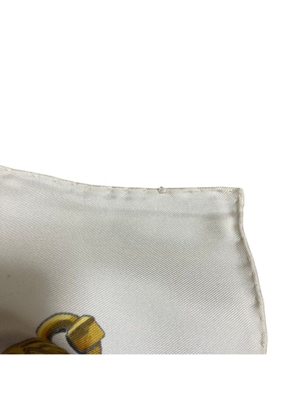 Hermes Marine Et Cavalerie Sea and Corps Carre 90 Large Scarf White Multicolor - Picture 6 of 10